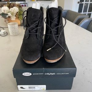 Dr scholls conquer black bootie